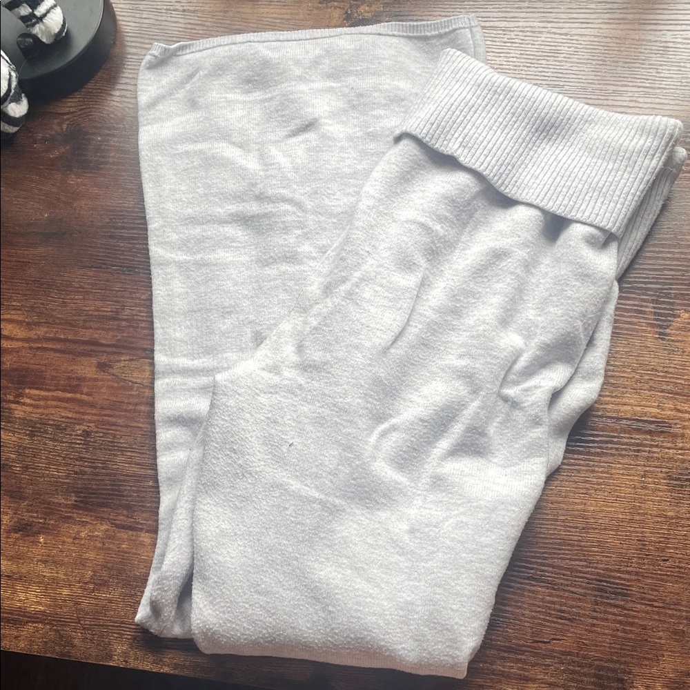 Cozy Gray Hollister fold over pants